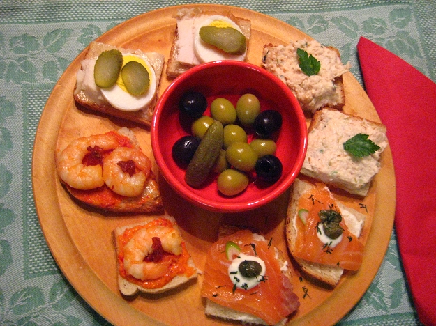 Räucherfisch-Schnittchen