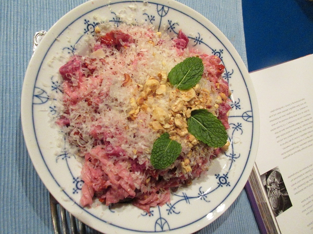 Pasta mit Roter Beete