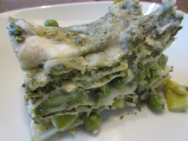 Grüne Lasagne