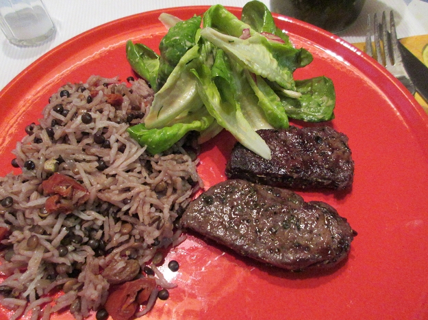 Reh vom Grill