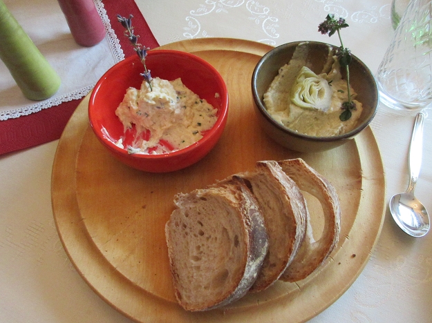 Eier-Lavendel-Dip, Artischockendip