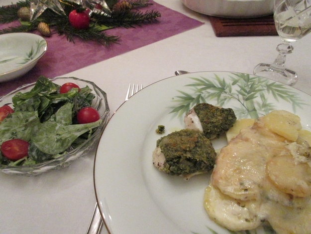 Fisch mit Kartoffelgratin
