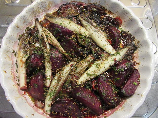 Rote-Beete-Pflaumen