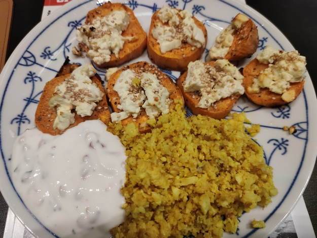 Gebackene Süßkartoffeln