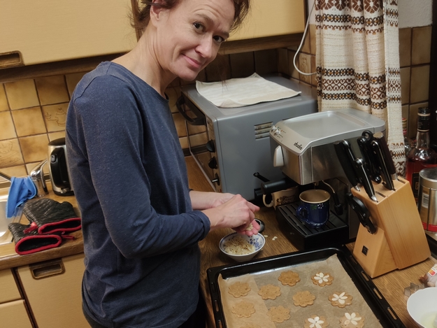 Plätzchen backen mit Karin