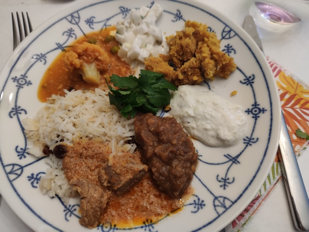 Indisches Menü