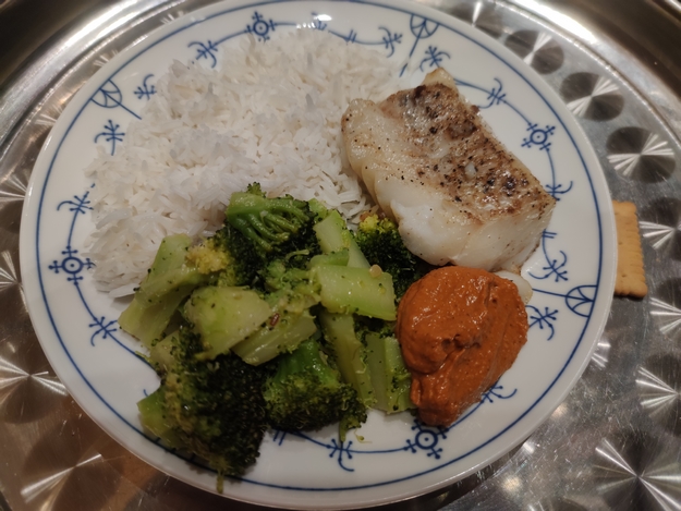 Fisch mit Salsa Romesco