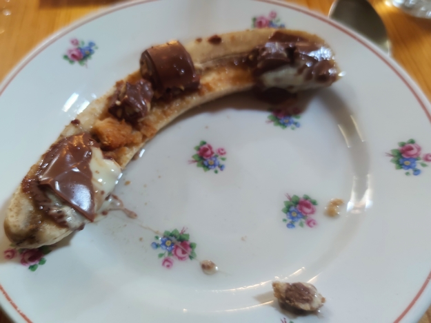 Banane mit Schoko