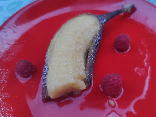 Gegrillte Banane